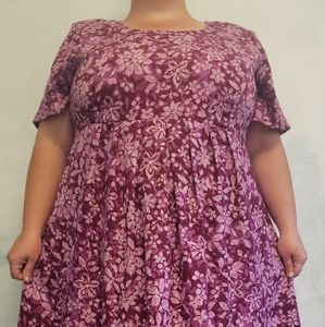 White Stag women's plus floral dress